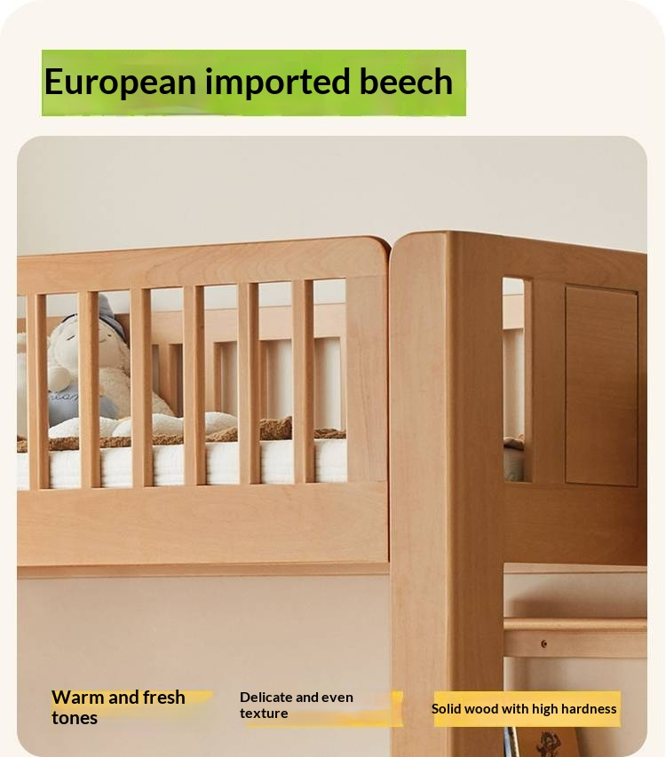 Beech Solid Wood Children's Loft Bed