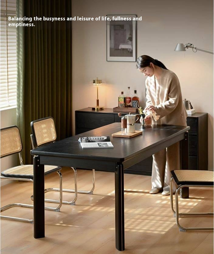 Oak Solid Wood Large Dining Table