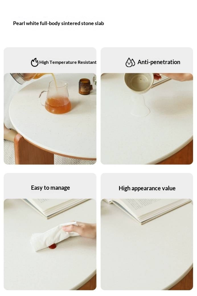 Cherry Solid Wood Slab Coffee Table