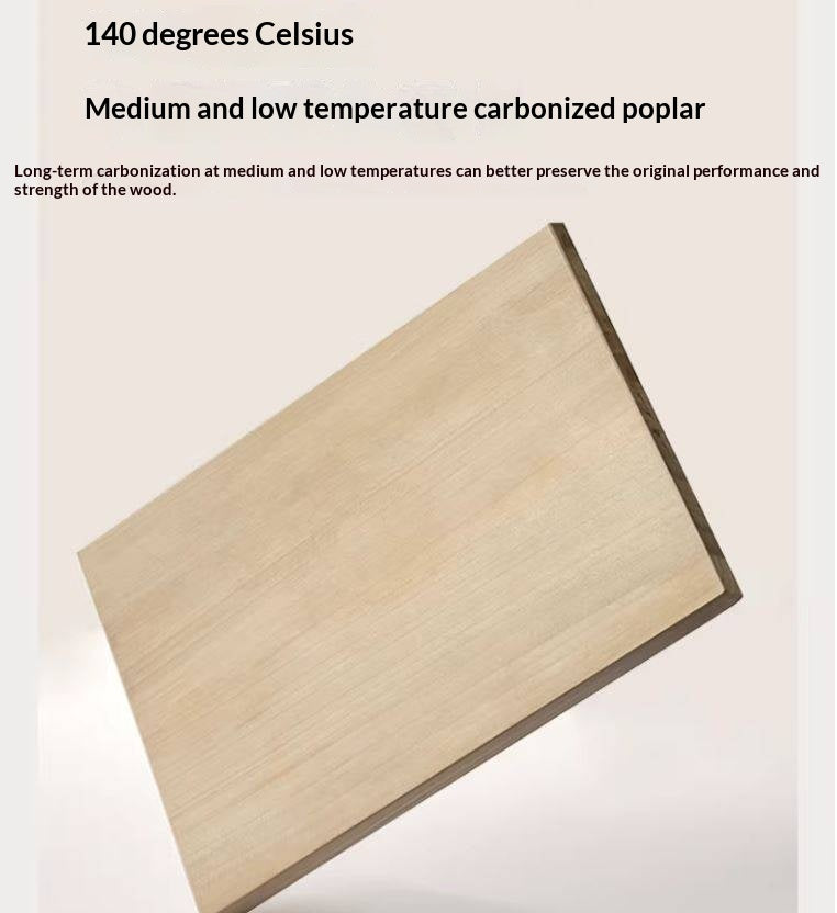 Cherry, Poplar Solid Wood Medieval Floor TV Cabinet.