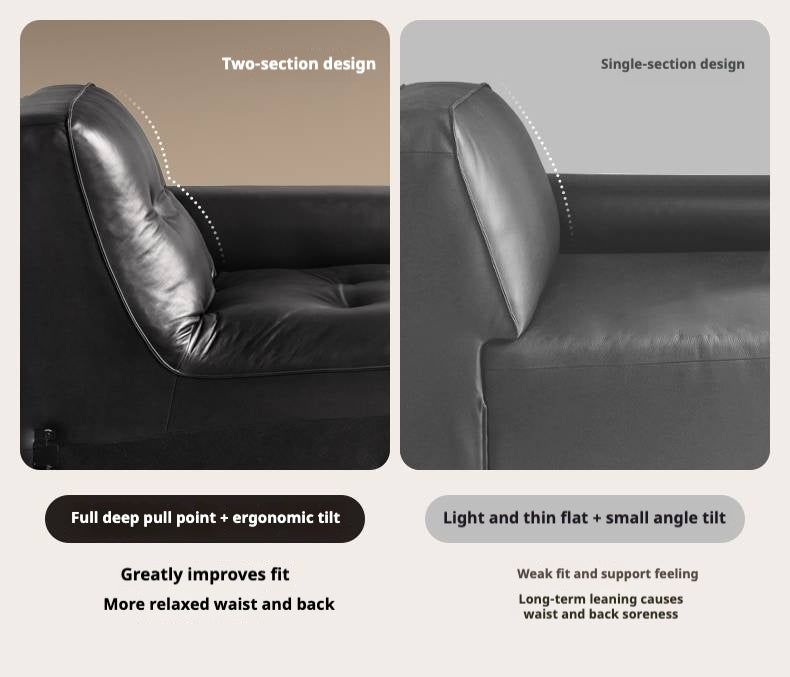 Light Luxury Black Diamond Straight Sofa