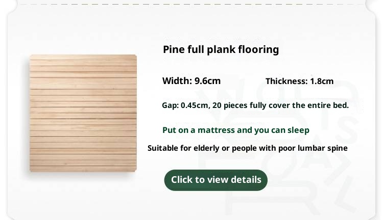 Cherry Solid Wood Rattan Bed Retro