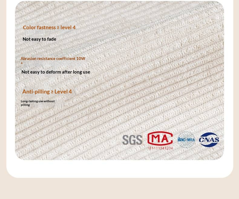 Oak Solid Wood with Upholstered Headboard Luminous Box Bed Cream Style