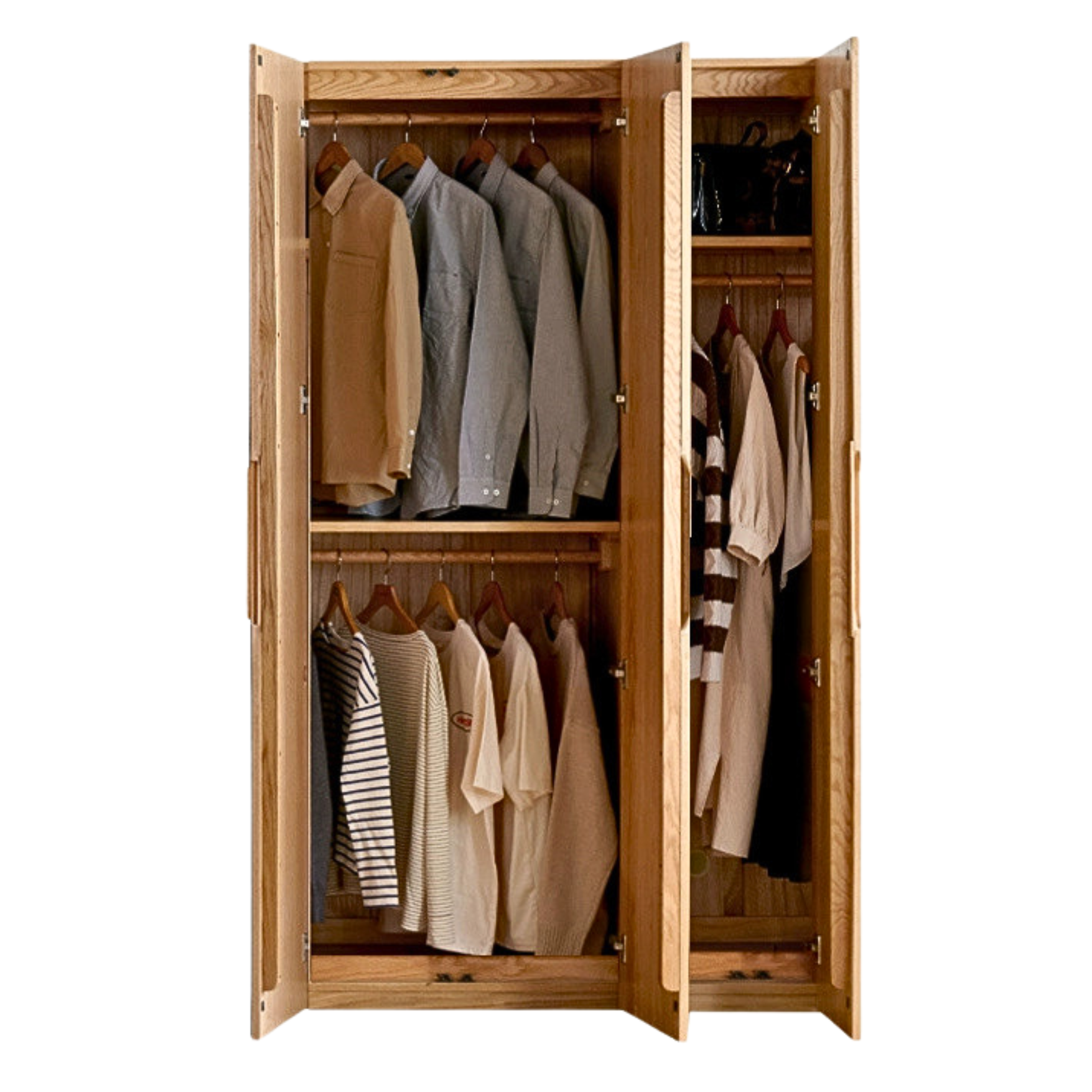 Oak solid wood Wardrobe ::