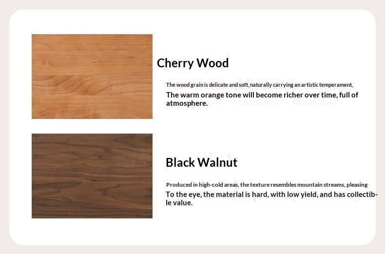 Black walnut, Cherry Solid Wood Handmade Jewelry Box