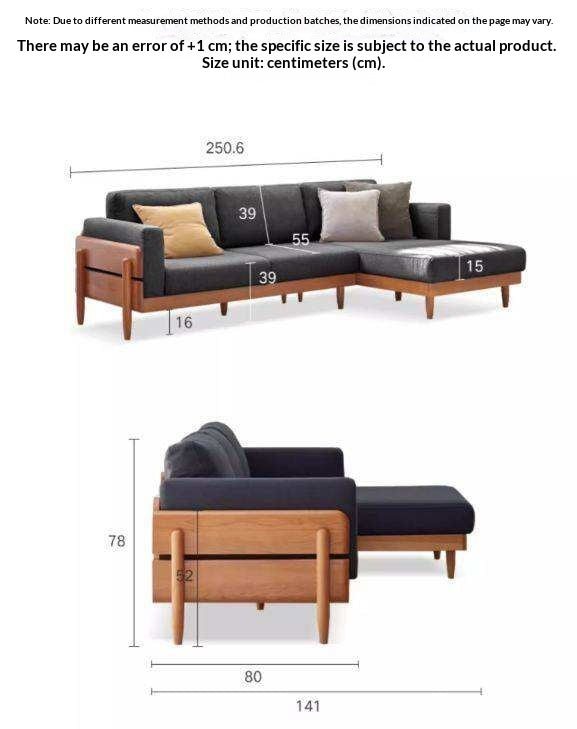 Oak, Ash, Cherry, Black Walnut Solid Wood Casual Footstool with Modern Minimalist Style