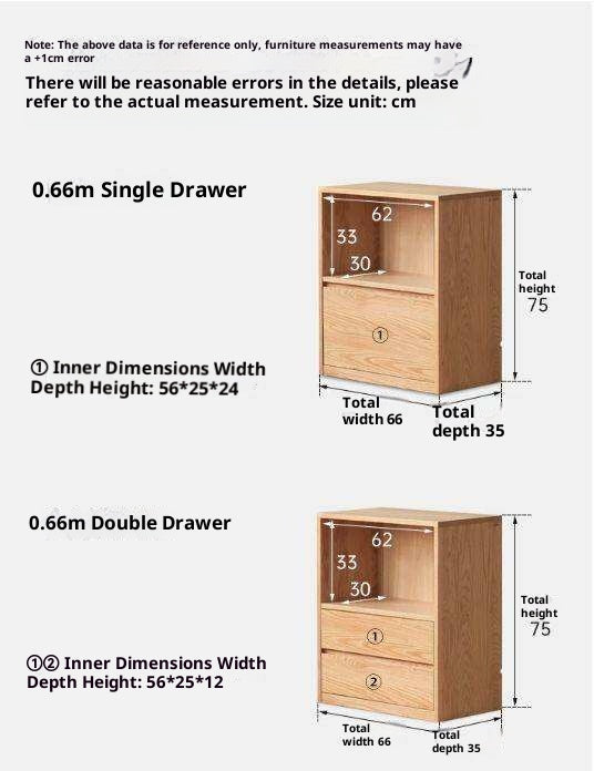 Oak, Solid Rubberwood, Ash Solid Wood Bookcase Free Combination Low Cabinet Floor-Standing Bookshelf