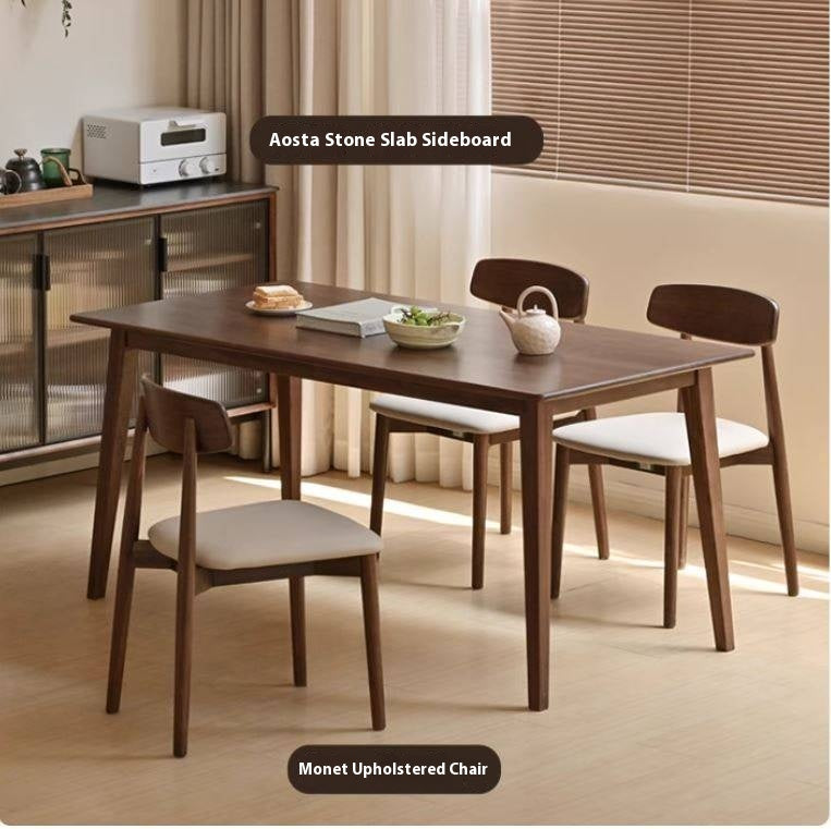 Black Walnut Solid Wood Dining Table