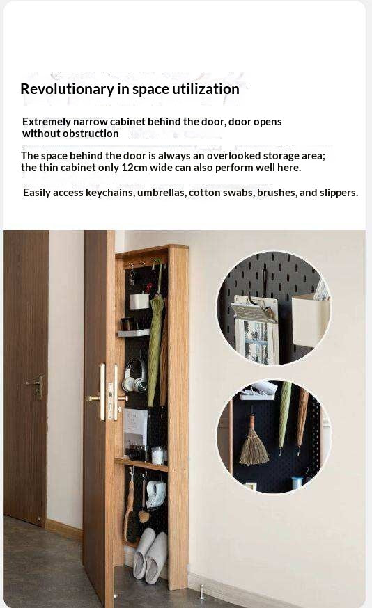 Oak Solid Wood Ultra-thin DIY Bookcase