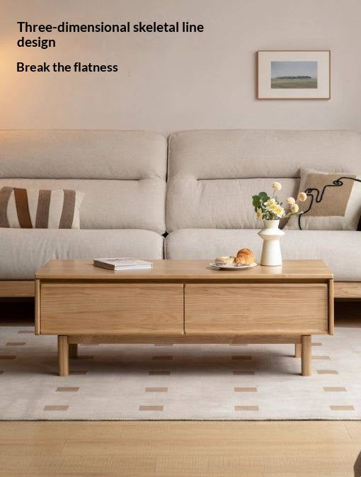 Ash, Oak Solid Wood Solid Wood Coffee Table