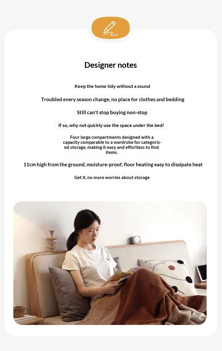 European Beech Solid Wood Multi-Functional Box Bed