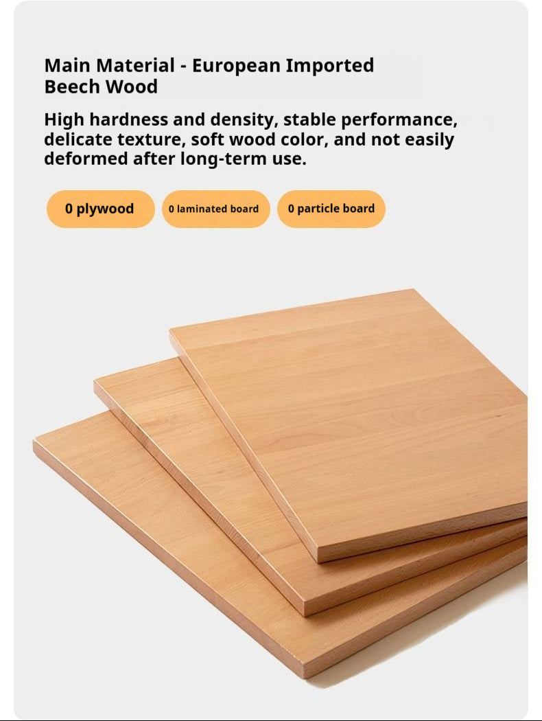 Beech Solid Wood Coffee Table