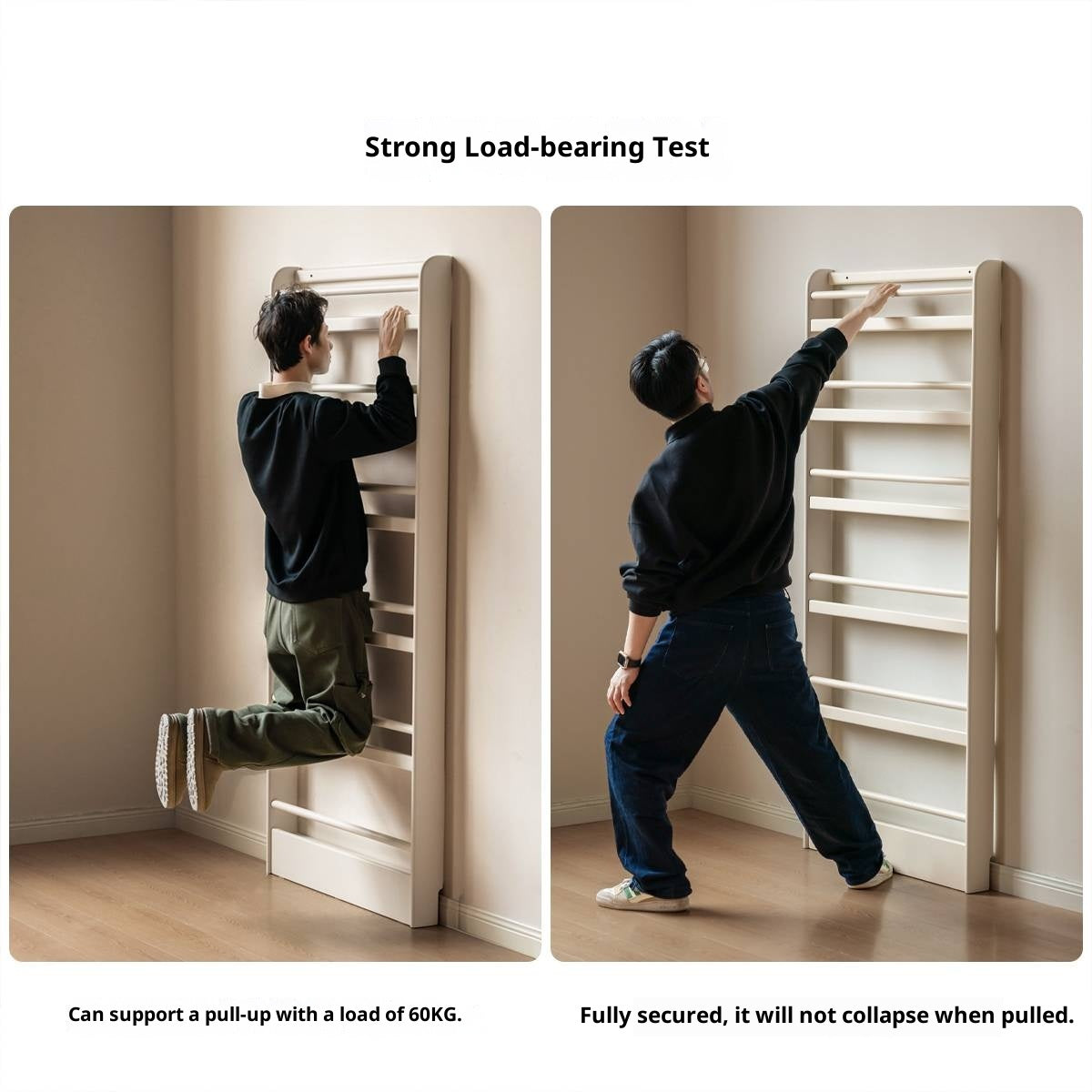 Solid RubberWood Cream Style Corner Bookshelf