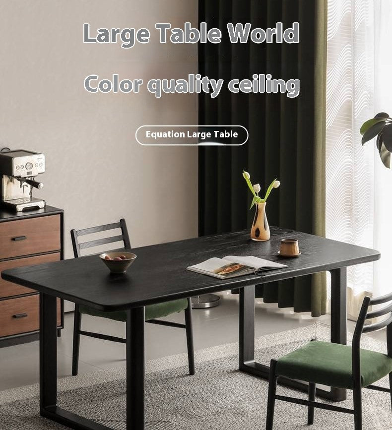 Oak Solid Wood Modern Large Dining Table