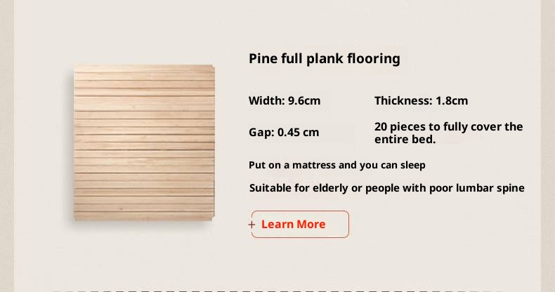 Beech Solid Wood Genuine Leather Soft Headboard Bed