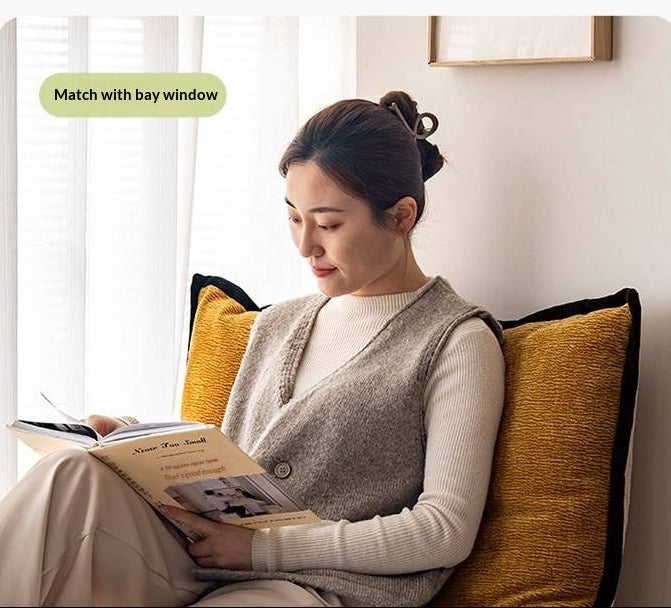 Vintage Style Bed Headboard Pillow with High Backrest Support