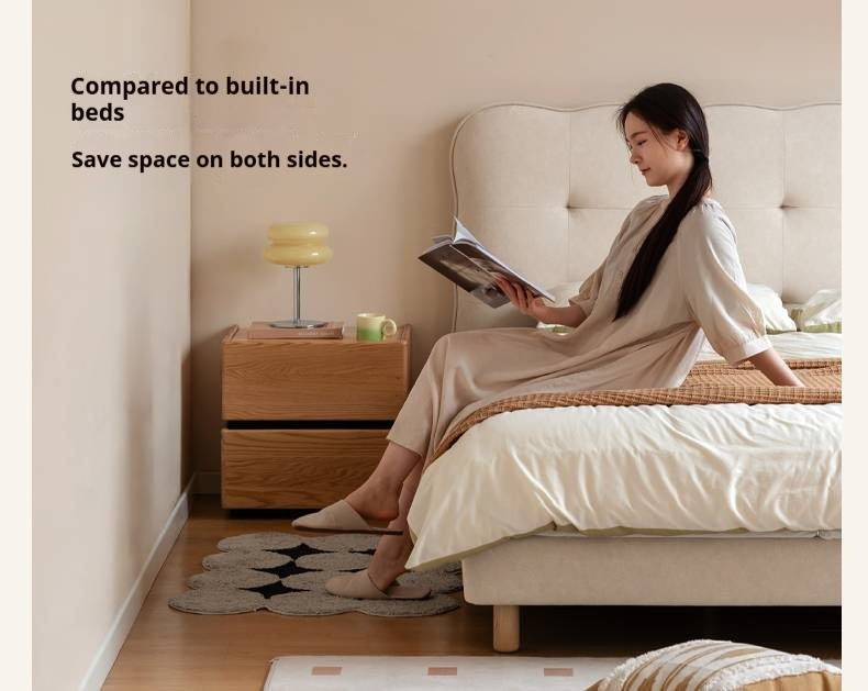 Fabric Cat Scratch Soft Backrest Bed