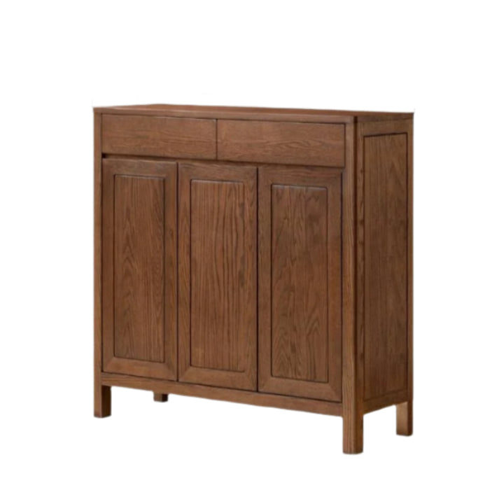 Ash Solid Wood Large Capacity Shoe Cabinet