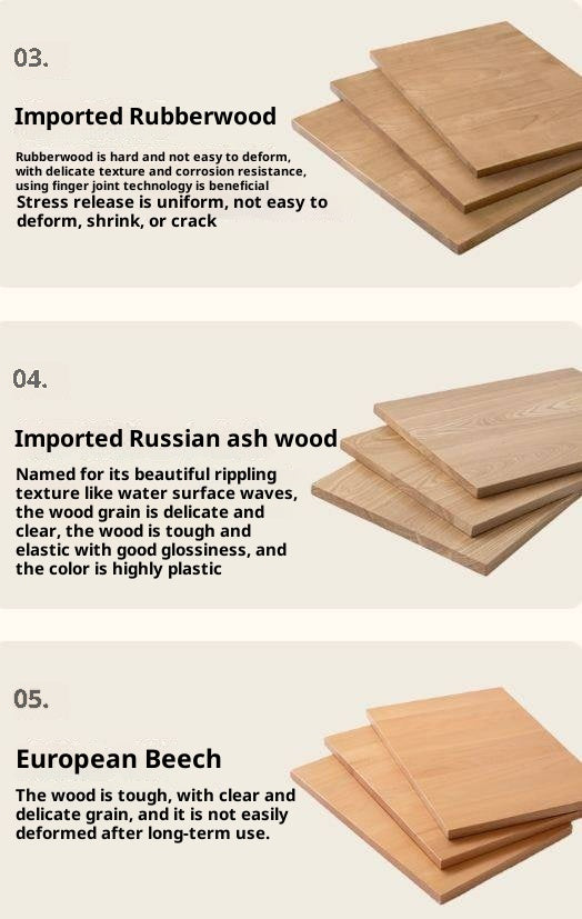 Oak, Ash, Beech Solid Wood Modern Simple Nightstand