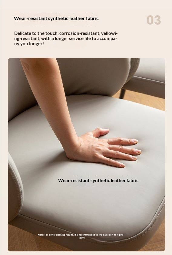 Soft Gray Leisure Dining Chair