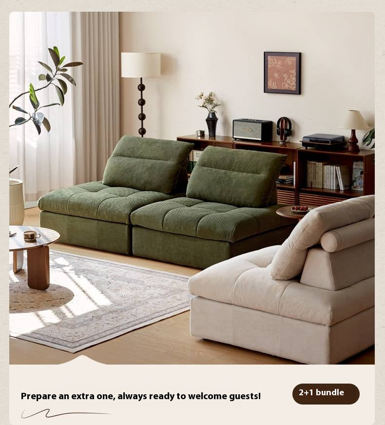 Modular Fabric Sofa – Modern Casual Free Combination Sofa Tofu Block Design