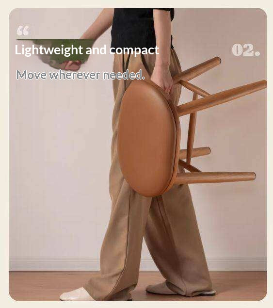 Ash, Cherry Solid Wood Dressing Stool