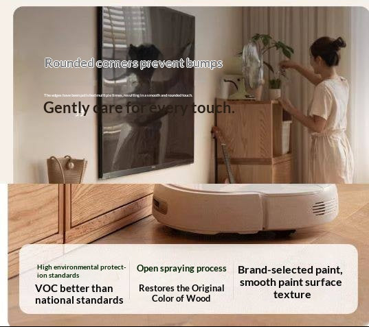 Ash Solid Wood Modern TV Cabinet with Freely Combineable Bookshelf and Storage