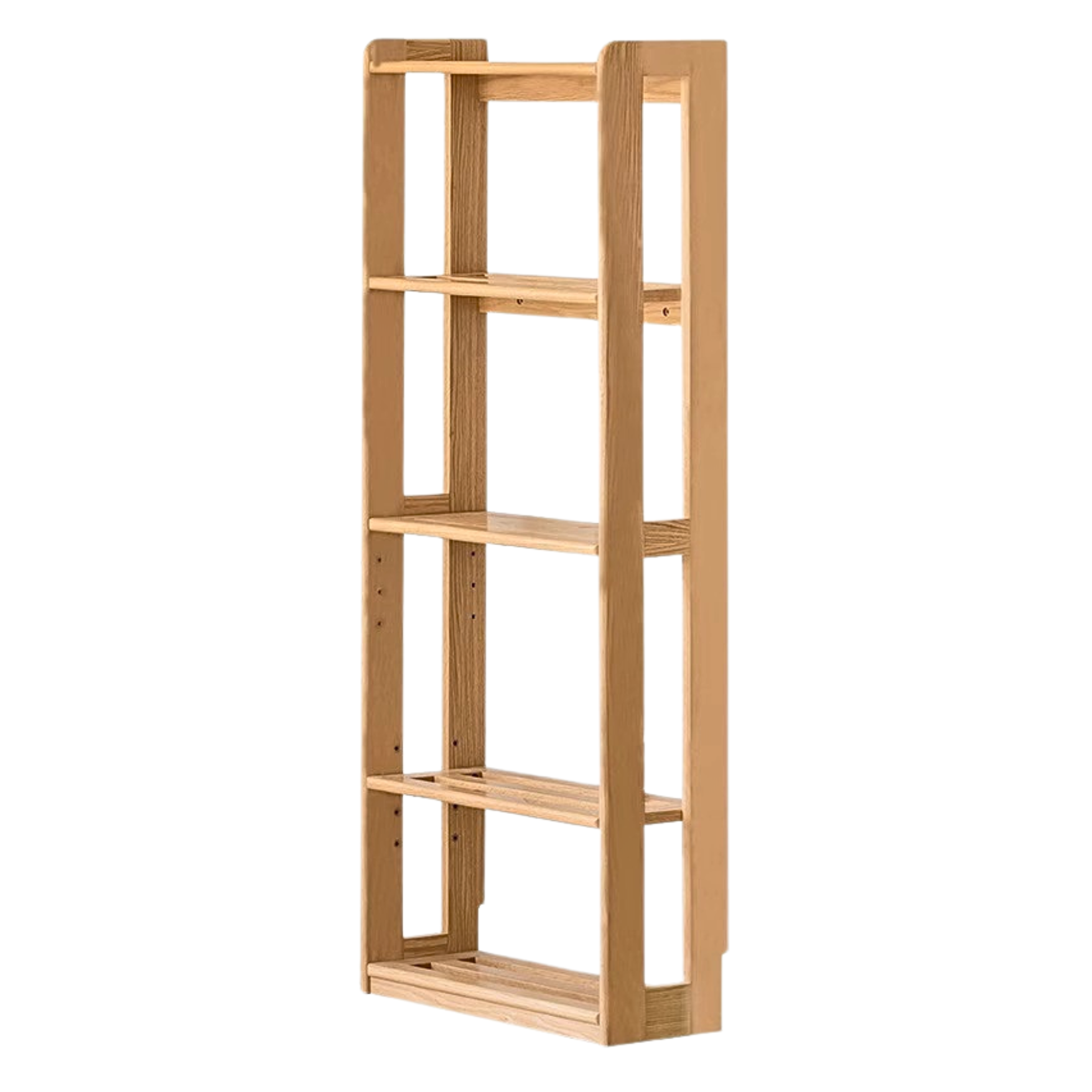 Oak, Beech solid wood children's toy storage bookshelf