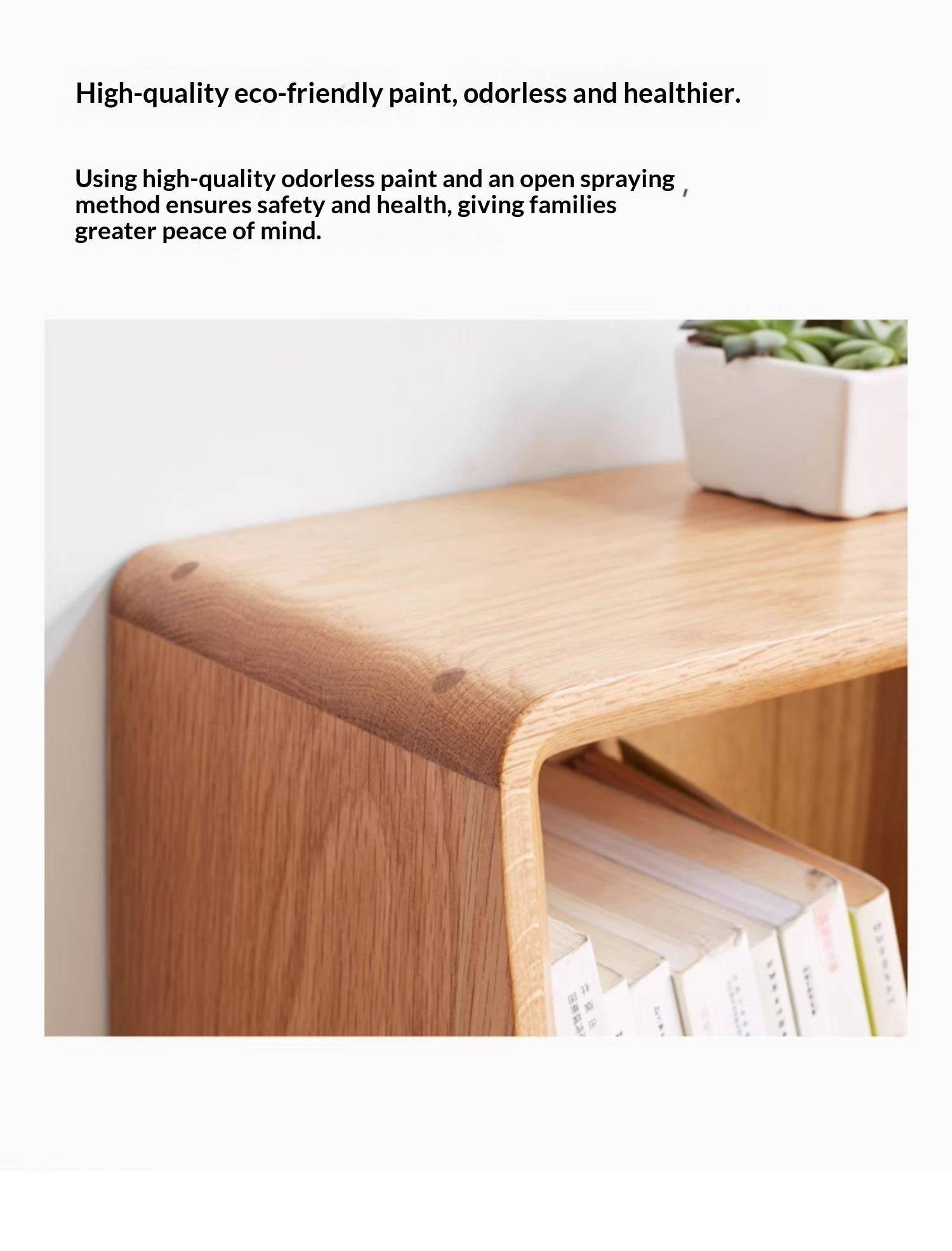 Oak Solid Wood Side Cabinet Combination.