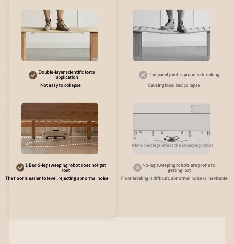 Black Walnut Solid Wood Genuine Leather Soft Bed