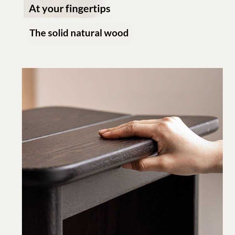 Ash Solid Wood Wabi-Sabi Style Square Chairs