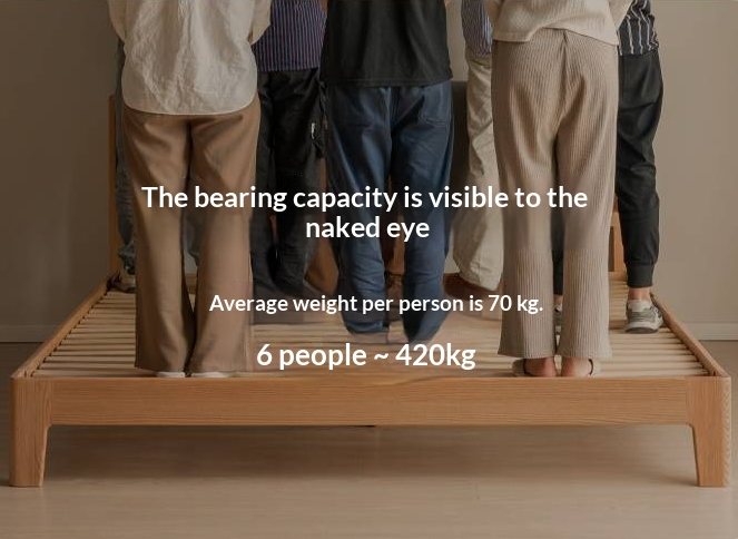 Oak Solid Wood Bed with Genuine Leather and Light Upholstery