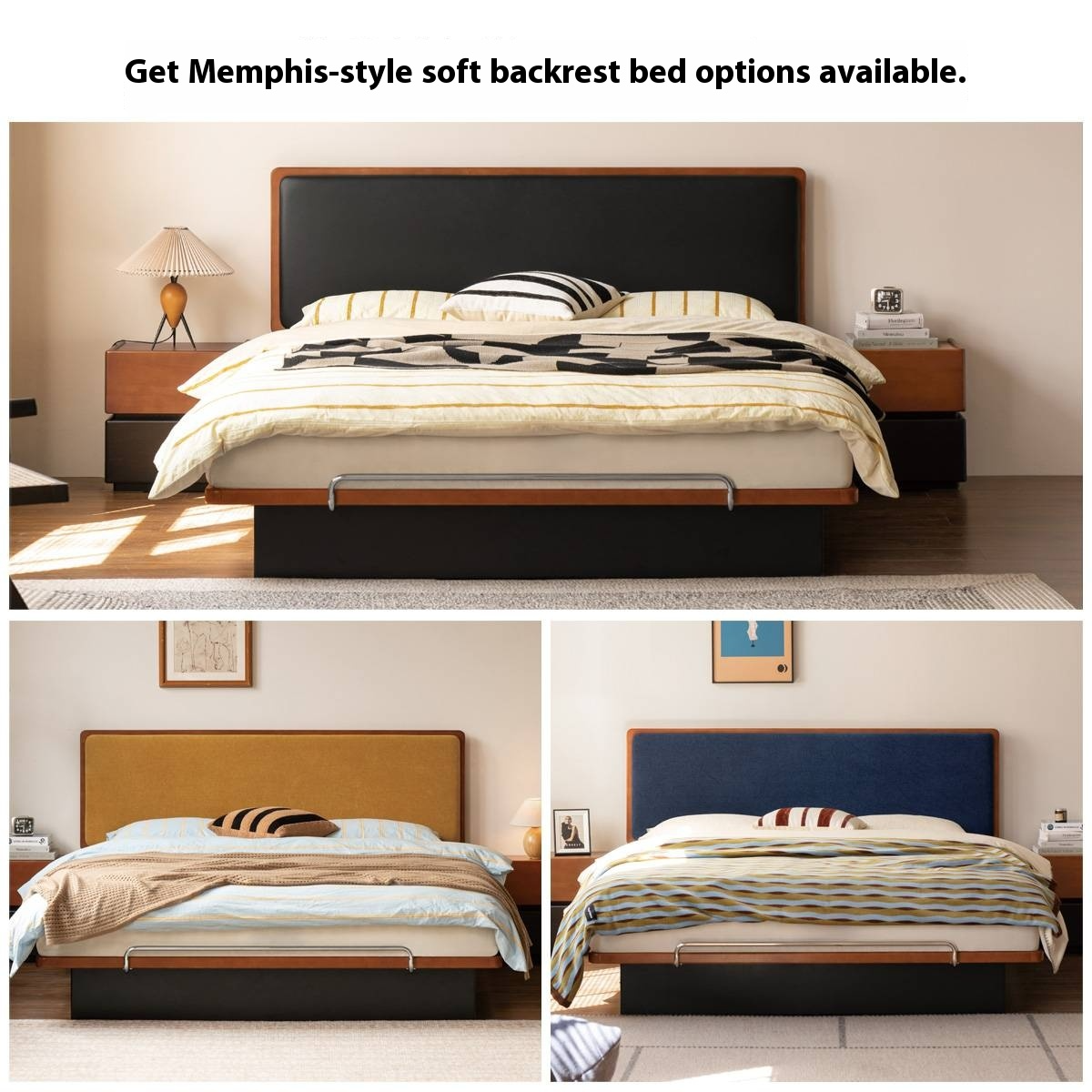 Poplar Solid Wood Suspended Box Bed Bauhaus Style