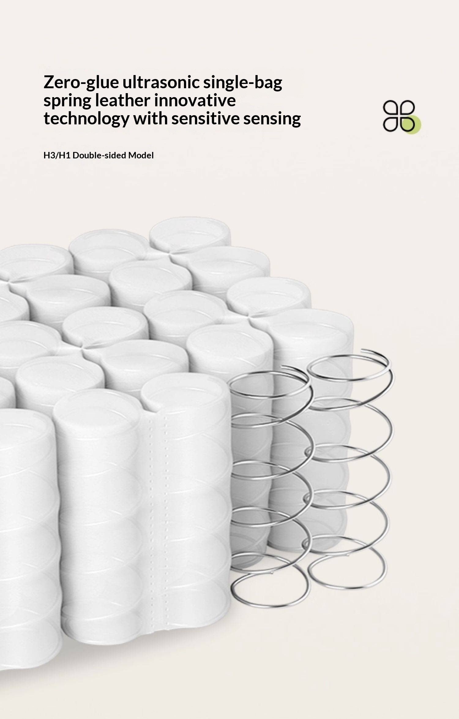 Eco-Friendly Zero Glue Certified Mattress with Jute and Latex — Natural Design