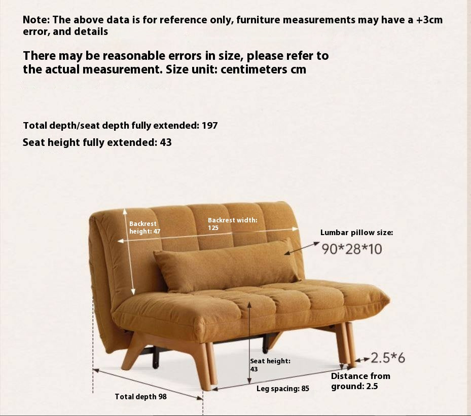 Retro Sitting and Sleeping Sofa