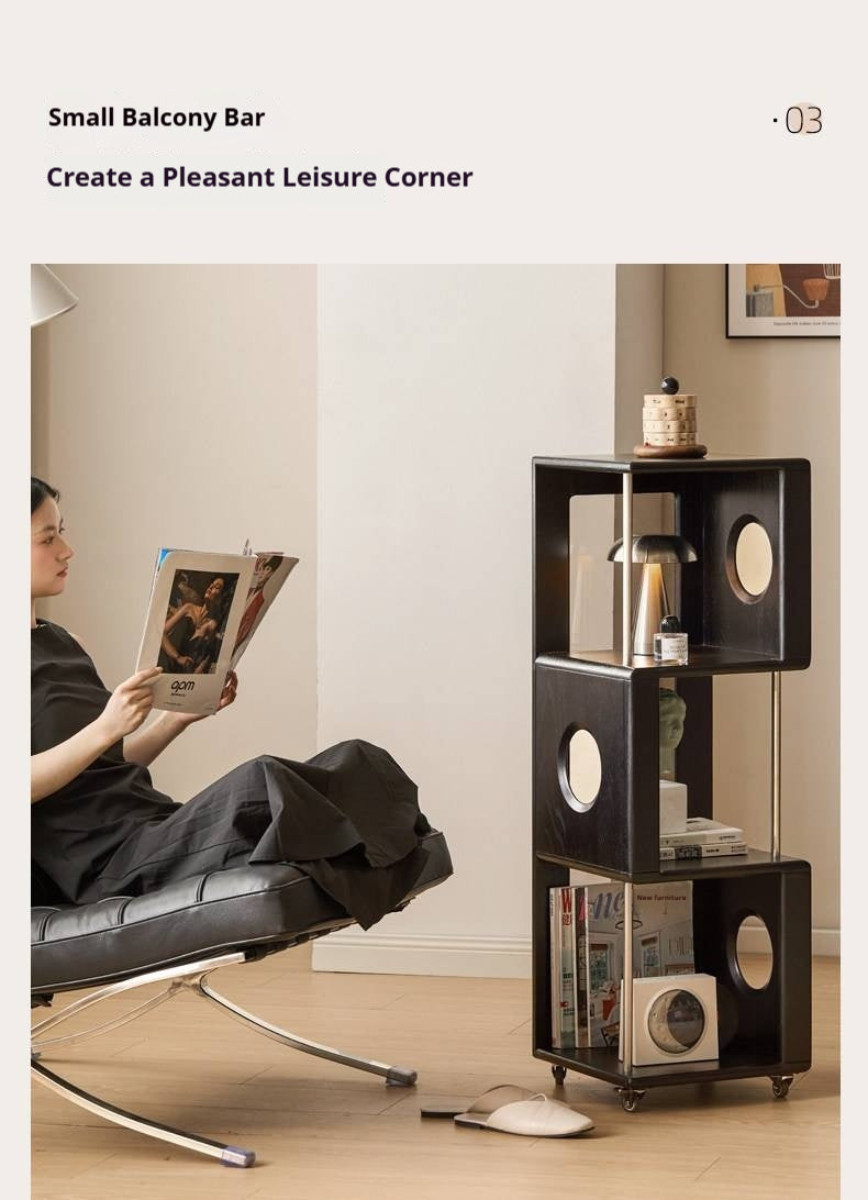 Poplar Solid Wood Antique Style Bookshelf