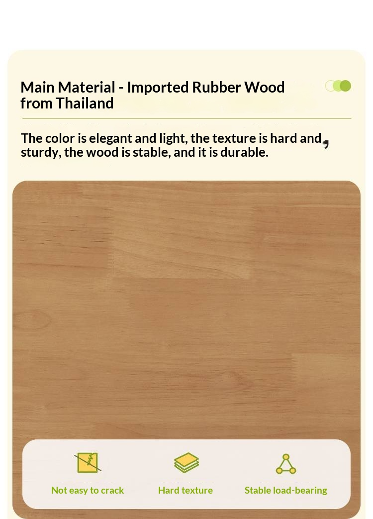 Rubberwood Solid Wood Children's White Storage Box Bed