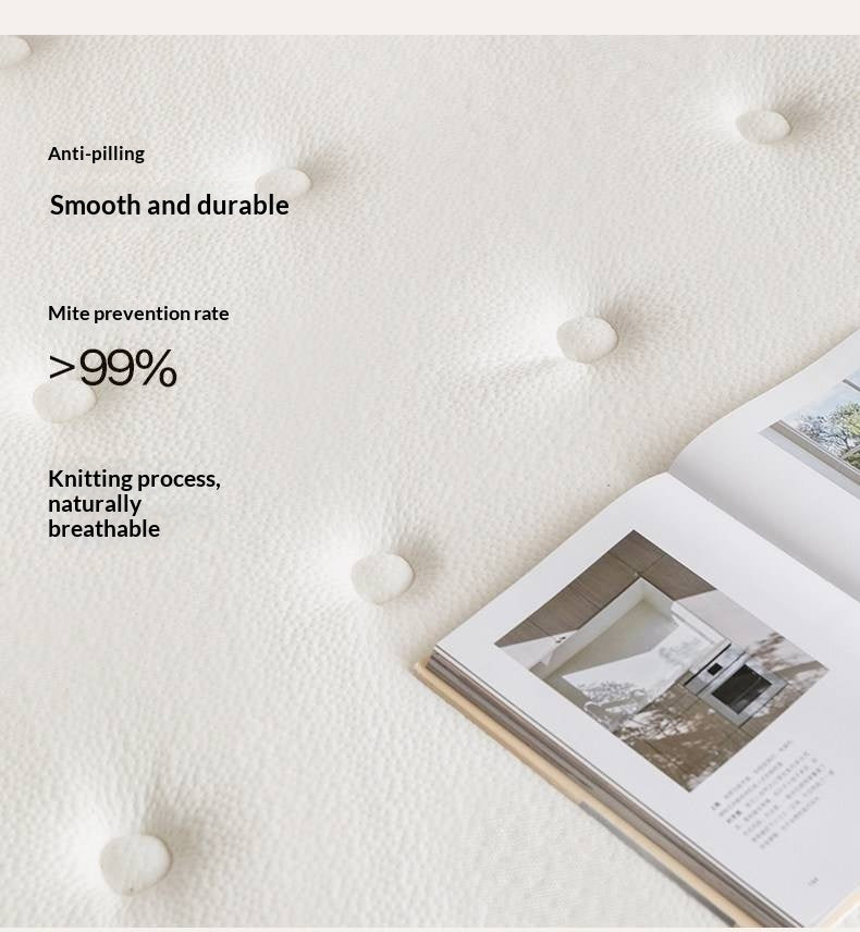 Zero-Glue Lily of the Valley Independent Spring Thick Mattress — Memory Foam, Anti-Mite Latex Support