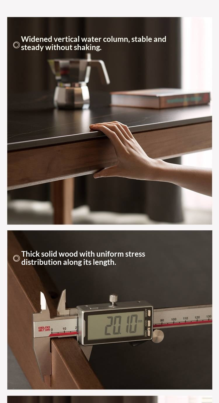 Black Walnut Dining Tables With Slate Top