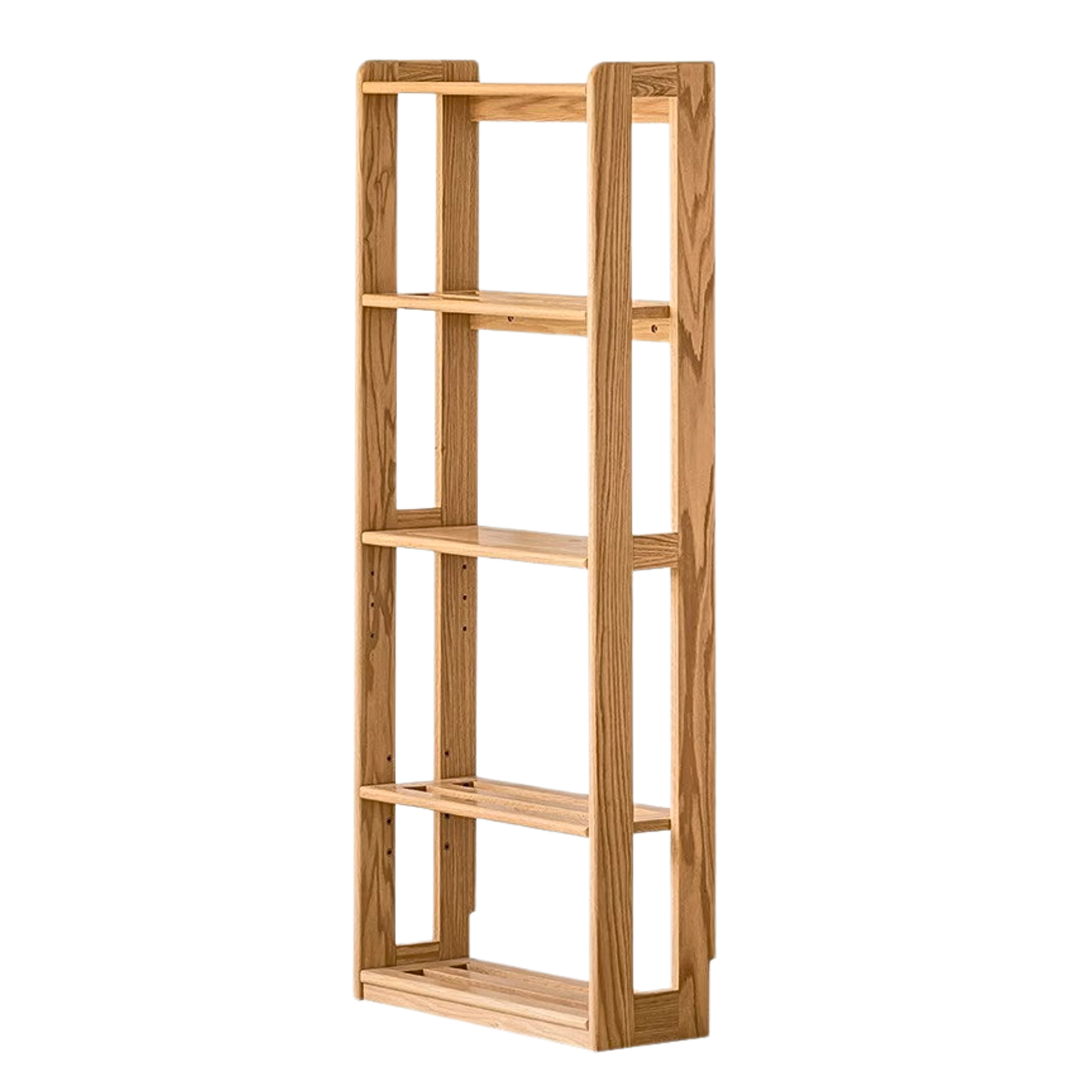 Oak, Beech Solid Wood Children's Toy Storage Bookshelf