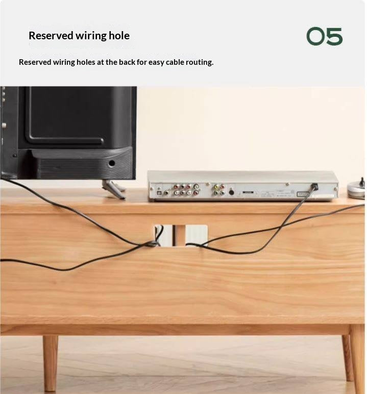 Oak, Beech Solid Wood, Solid RubberWood TV Stand