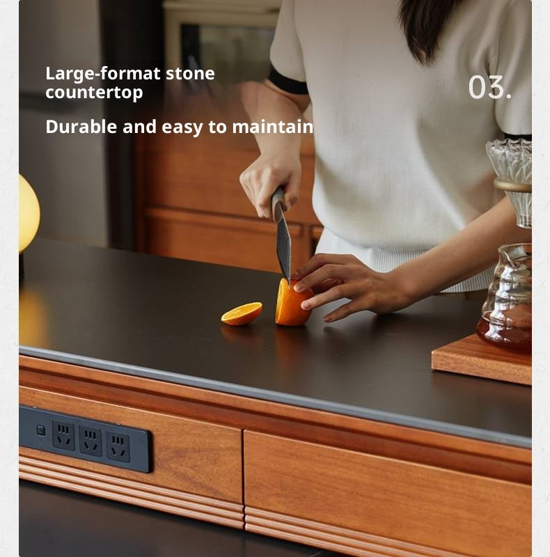 Tulipwood Solid Wood Island Table, Dining Table, Dining Sideboard, Buffet