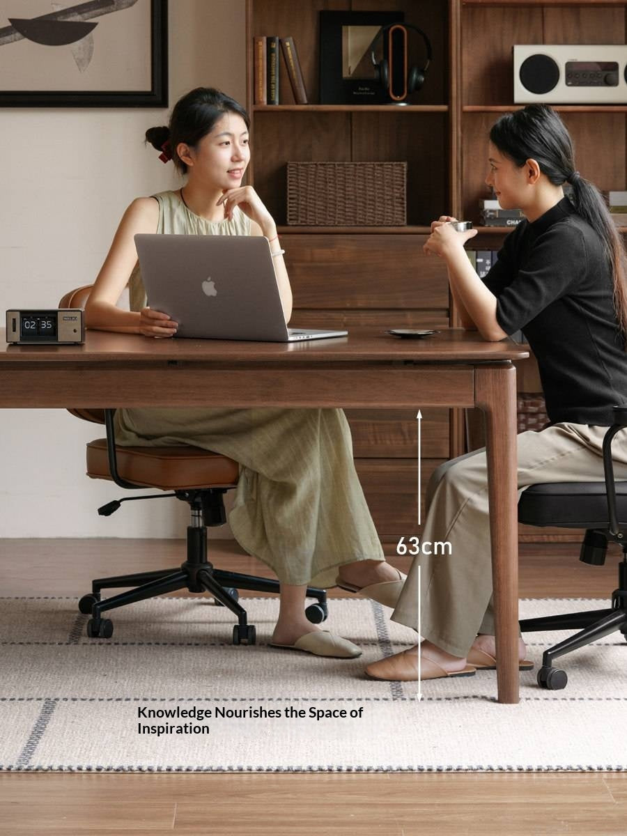 Sandalwood Solid Wood Modern Style Office Desk