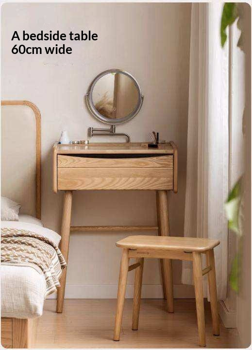 Ash Solid Wood Modern Vanity Table