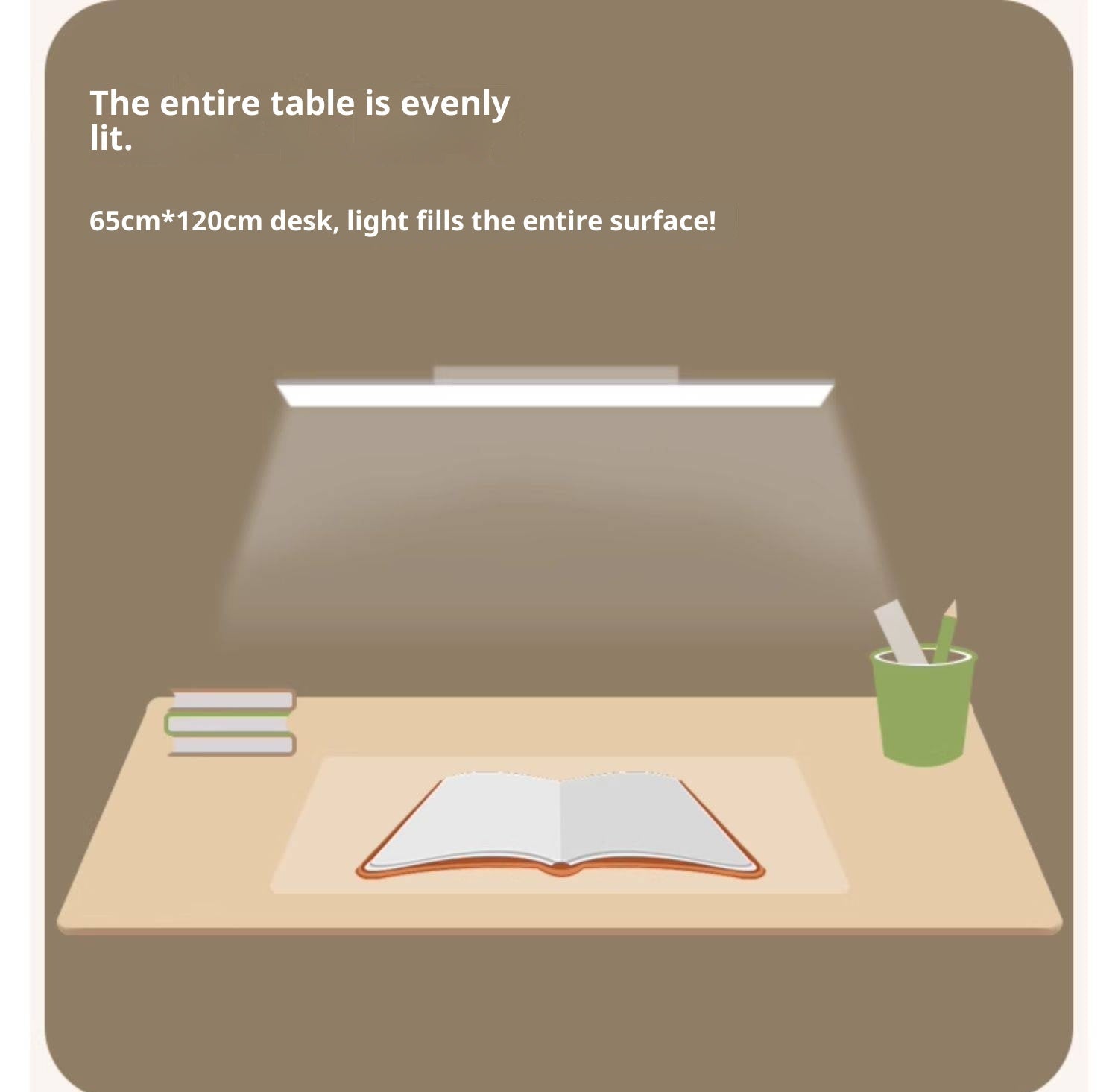 Beech Solid Wood Bookshelf Integrated Сhildren's Learning Desk