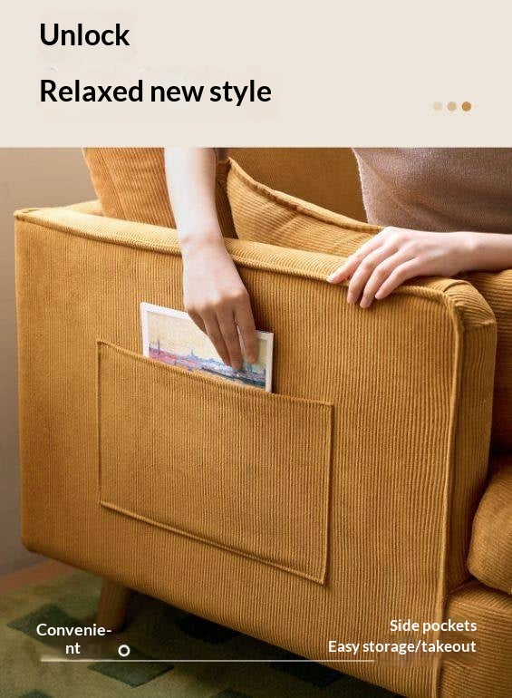 Retro Cozy Fabric Armchair)