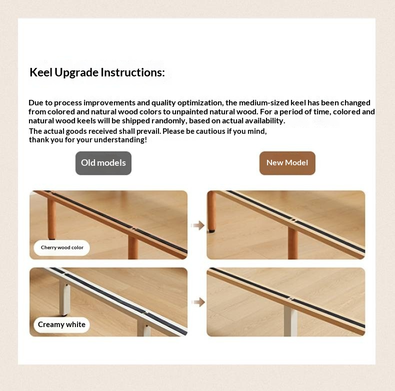 Rubberwood Solid Wood Upholstered Bed Retro Style White Bed