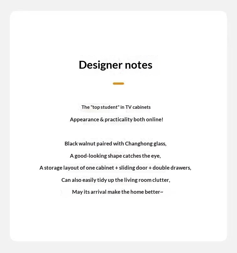 Black Walnut, Sandalwood TV Cabinet.