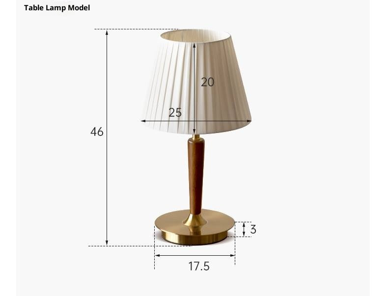 Ash Solid Wood Japanese Style Luxury Lamp