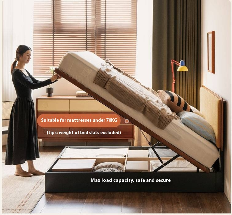 Poplar Solid Wood Soft Suspended Box Bed